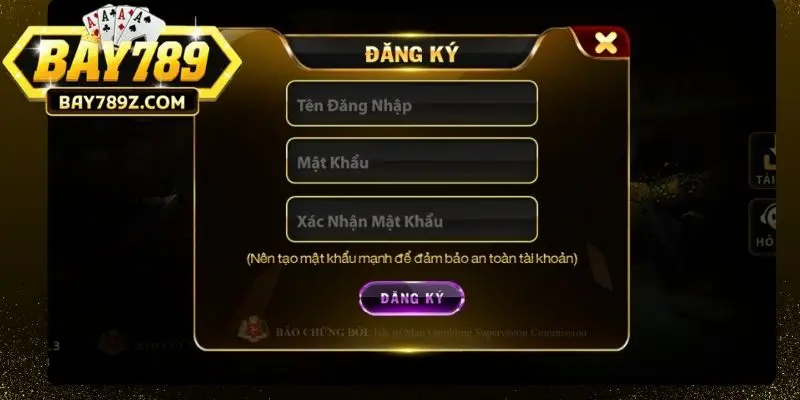 Hướng dẫn đăng ký Bay789 chi tiết dành cho người mới tham gia 